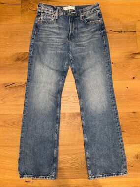 MOTHER Men's Faded Blue Straight Jeans